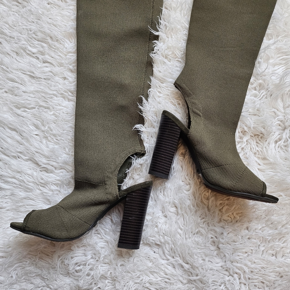 Call It Spring Knee High Boots - Picture 2 of 9